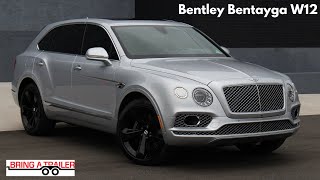 2018 Bentley Bentayga W12 ONYX EDITION  BringATrailer Auction [upl. by Elvin]