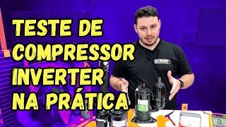 Aula  Teste de Compressor Inverter na Prática [upl. by Esekram]