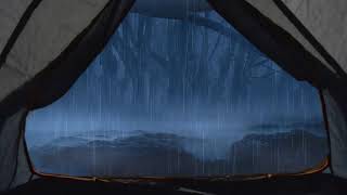 Rain Sounds For Sleeping  99 Instantly Fall Asleep With Rain And Thunder Sound At Night [upl. by Ilene]