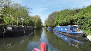 Seven Hour quotslow TVquot Canal Journey around London Borough of Hillingdon Rickmansworth to Yeading [upl. by Allrud734]