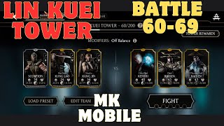 Lin Kuei Tower Battle 6069  MK Mobile mortalkombat mkmobile gaming linkueitower [upl. by Dasteel]