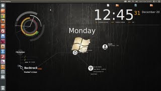 Awesome desktop on Ubuntu linux [upl. by Brnaby]