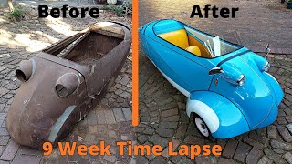 Restoring a Messerschmitt kr 200 in 9 weeks [upl. by Kreda]