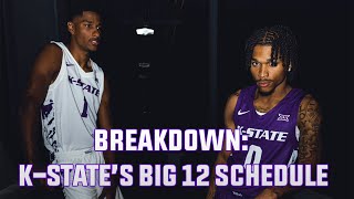 Takeaways from Kansas States Big 12 Basketball Schedule [upl. by Cirdor]