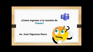 Cómo participar e interactuar en los espacios abiertos a través de Microsoft Teams [upl. by Johiah343]