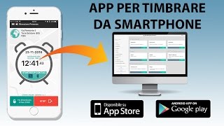 App Rilevazione Presenze  Conteggio ore di lavoro per dipendenti fuori sede [upl. by Joeann]