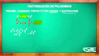 Factorización Caso V Trinomio Cuadrado Perfecto Por Adición Y Sustracción Parte 1 [upl. by Keppel]