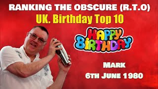 Marks UK Birthday Top 10 6th June 1980 [upl. by Eltsyrk]