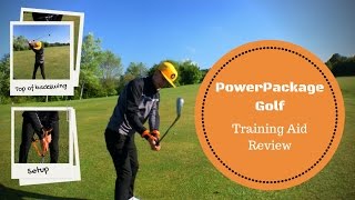 PowerPackage Golf Training Aid Review [upl. by Hassadah]