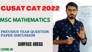 CUSAT CAT ENTRANCE COACHING 2022MSc MathematicsPrevious year question paper discussionLecture 06 [upl. by Kelsi778]