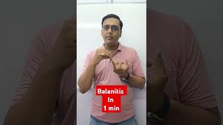 Balanitis in 1 Min medical biology science balanitis RinkeshPariyani [upl. by Romeon606]