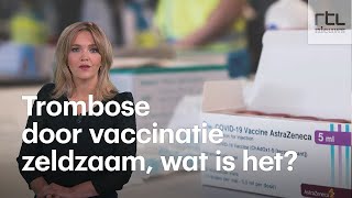 Trombose door vaccinatie zeldzaam waar wat is het eigenlijk [upl. by Oneladgam]