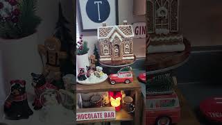 Navidad 2024 Gingerbread Cocoa bar decoracion cocina area de cafe hot chocolate bar short navidad [upl. by Berenice]