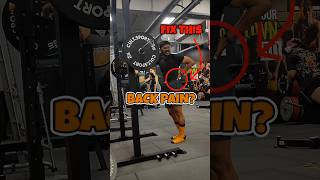 FIX Your Back Pain Today with This Proven Method backpain squats fitnesstips gymhacks shorts [upl. by Benedetto]