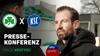 Siewert quotHaltung war permanent daquot  PK nach SGFKSC [upl. by Yeliak]