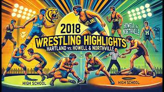 2018 Wrestling Frenzy Hartland vs Howell amp Northville wrestling [upl. by Tengler]