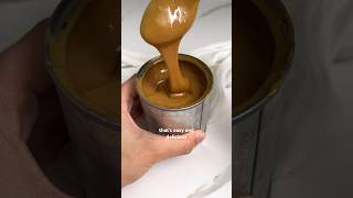 1Ingredient Caramel  Condensed Milk Caramel Hack shorts [upl. by Hayimas986]