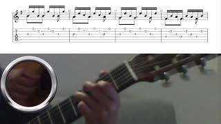 Milonga  Juan Buscaglia  Classical Guitar TAB [upl. by Chilcote]