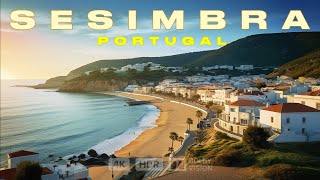 Sesimbra Portugal 🇵🇹 Your Ultimate Beach Destination  Walking Tour of Sesimbra 4K [upl. by Esinek]