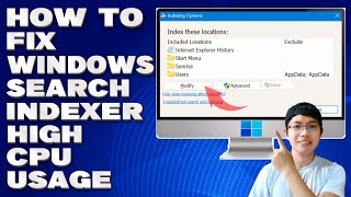 How To Fix Windows Search Indexer High CPU Usage Solution [upl. by Bobine]