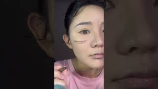 Apply Fake Eyelashes 💙 Girls Eyelashes Kaise lagaen Simple And Easy shorts eyelashes tutorial [upl. by Eelesor710]