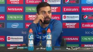 Virat Kohli pre ICC champions trophy Semi Final  India vs Bangladesh Press Conference 2017 [upl. by Krahmer]