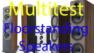 Live Multitest Floor standing speakers  1000 Euro per pair [upl. by Ramej]