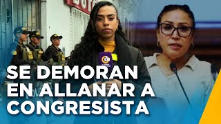 Allanan casa de congresista que votó a favor de nueva ley contra crimen organizado [upl. by Jehanna]