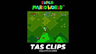 Super Mario World 96exit Speedrun in 50 seconds mario glitch shorts [upl. by Boothe]