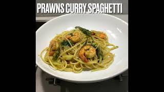 How To Make a easy Prawns Curry Spaghettini RecipePrawns Curry Spaghettini 2021 Menu [upl. by Eelaras]