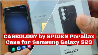 CASEOLOGY by Spigen Parallax Back Cover Case for Galaxy S23 Unboxing [upl. by Zetneuq191]