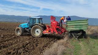 LANDINI LEGEND 180 SETVA PSENICE 2024 ZIVINARSKA FARMA DOLNENI [upl. by Akehsat496]