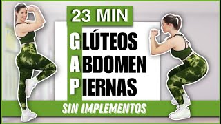 RUTINA DE GAP  Glúteos Abdomen y Piernas  RUTINA SIN PESO Y SIN SALTOS  NatyGlossGym [upl. by Strepphon]