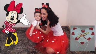 Fantasia da Minnie  Fantasias de Carnaval Mãe e Filha sem Máquina de Costura [upl. by Claud]