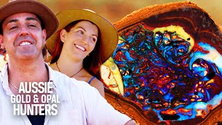 Opal Whisperers Hit the Motherload of Opals  Outback Opal Hunters [upl. by Gally]