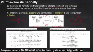 50  Theoreme de Kennelly  Transformation triangleetoile  Electricité SMPC [upl. by Haynor]