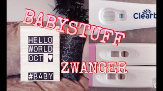 IK BEN ZWANGER   BABYSTUFF  VLOG 11 [upl. by Normi]