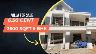 Luxurious 650 Cent Villa Near Infopark Kakkanad  Premium Quality Home for Sale  2600 sqft 5BHK [upl. by Solhcin]