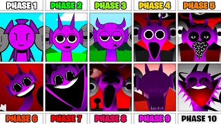 New True All Phases in Incredibox Sprunki  Phase 1 VS Phase 2 VS Phase 3 VS Phase 4 VS Phases 510 [upl. by Zebaj]