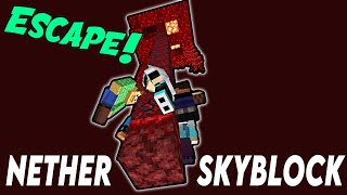 Escape the Nether ProtoSky EXTREME Nether Skyblock Ep1 [upl. by Annaitsirk959]