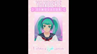 The evolution portrait of Saki Miyu  Yandere Simulator shorts short [upl. by Gonagle]