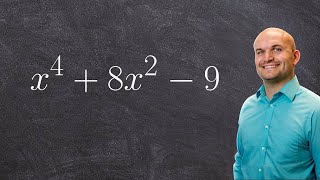 Factoring a polynomial to the fourth power using factoring to second power [upl. by Pember]