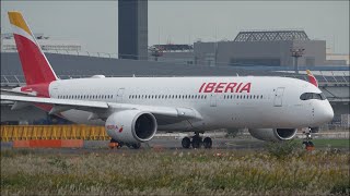 運航再開 Iberia Airbus A350900 ECOCR Takeoff from Narita 16R  成田空港  イベリア航空 [upl. by Samohtnhoj]