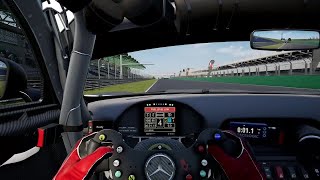 ACC Hungaroring Mercedes AMG GT4 2016 Dry Track Guide Hotlap  Telemetry [upl. by Furiya572]