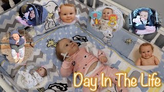 DAY IN THE LIFE of 6 Months Old Reborn Baby Charlie  Kelli Maple [upl. by Arratahs158]