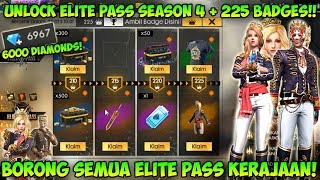 Borong Semua Elite Pass Season 4 Review Royal Revelry  Garena Free Fire [upl. by Alexia694]