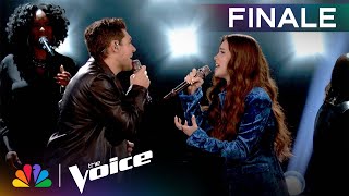 Mara Justine and Niall Horan Perform quotWasted Timequot by the Eagles  The Voice Live Finale  NBC [upl. by Yhtrod345]