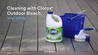 How to Clean Vinyl Siding with Clorox Outdoor Bleach [upl. by Abbye]