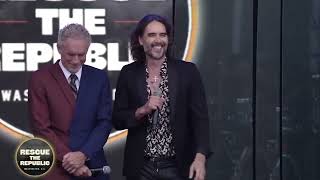 Russell Brand RussellBrand with Dr Jordan B Peterson JordanBPeterson  Rescue the Republic [upl. by Lucienne]