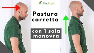 Postura corretta con 1 sola manovra [upl. by Otnicaj]